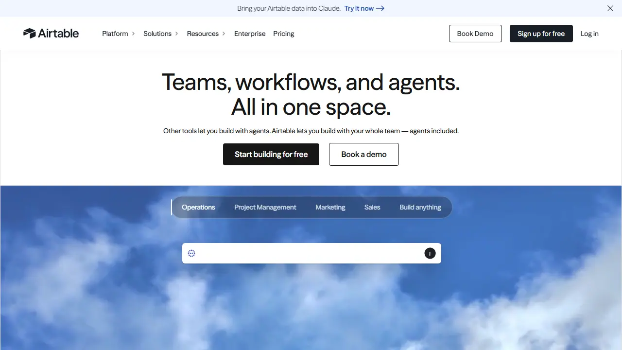 Airtable - zrzut strony
