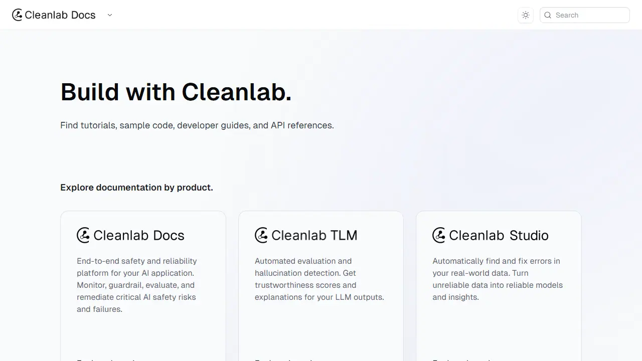 Cleanlab - zrzut strony