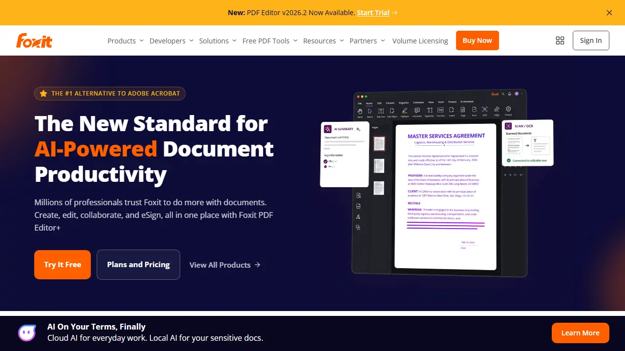 Foxit PDF Editor - zrzut strony