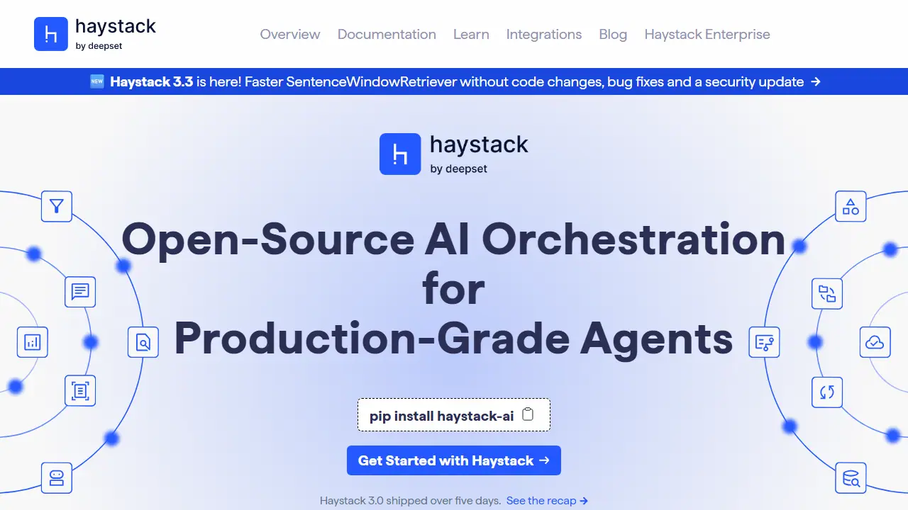 Haystack - zrzut strony