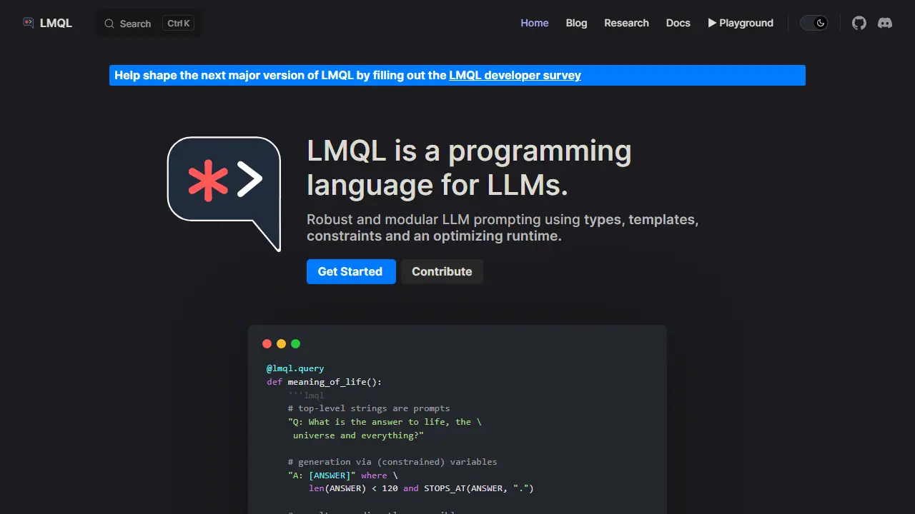 LMQL - zrzut strony
