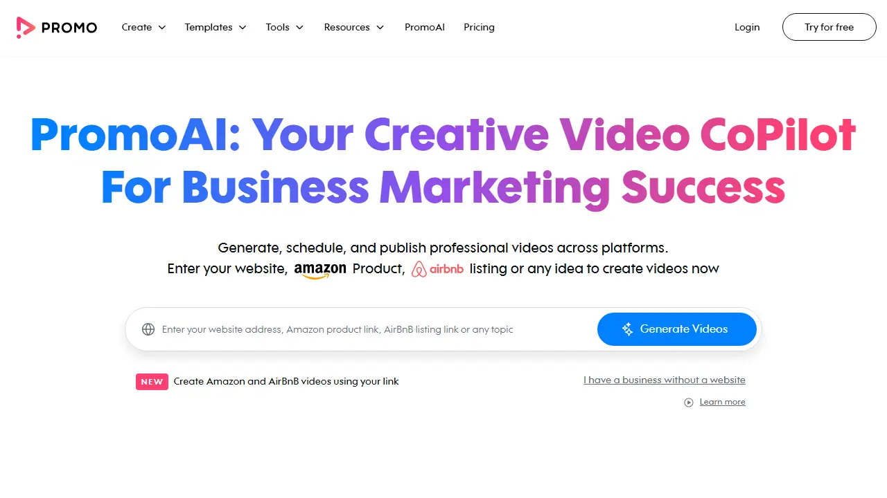 Promo.com - zrzut strony