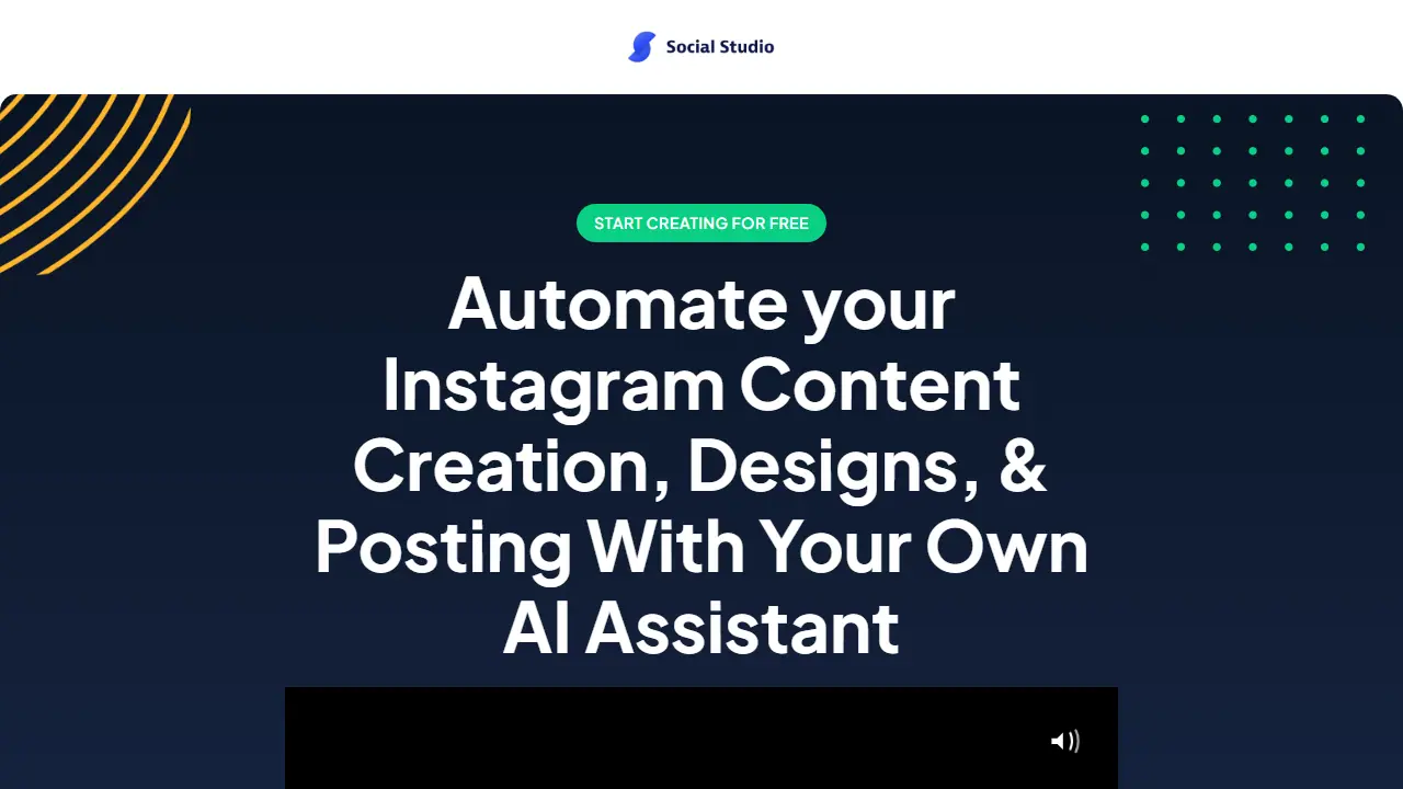 Social Studio - zrzut strony