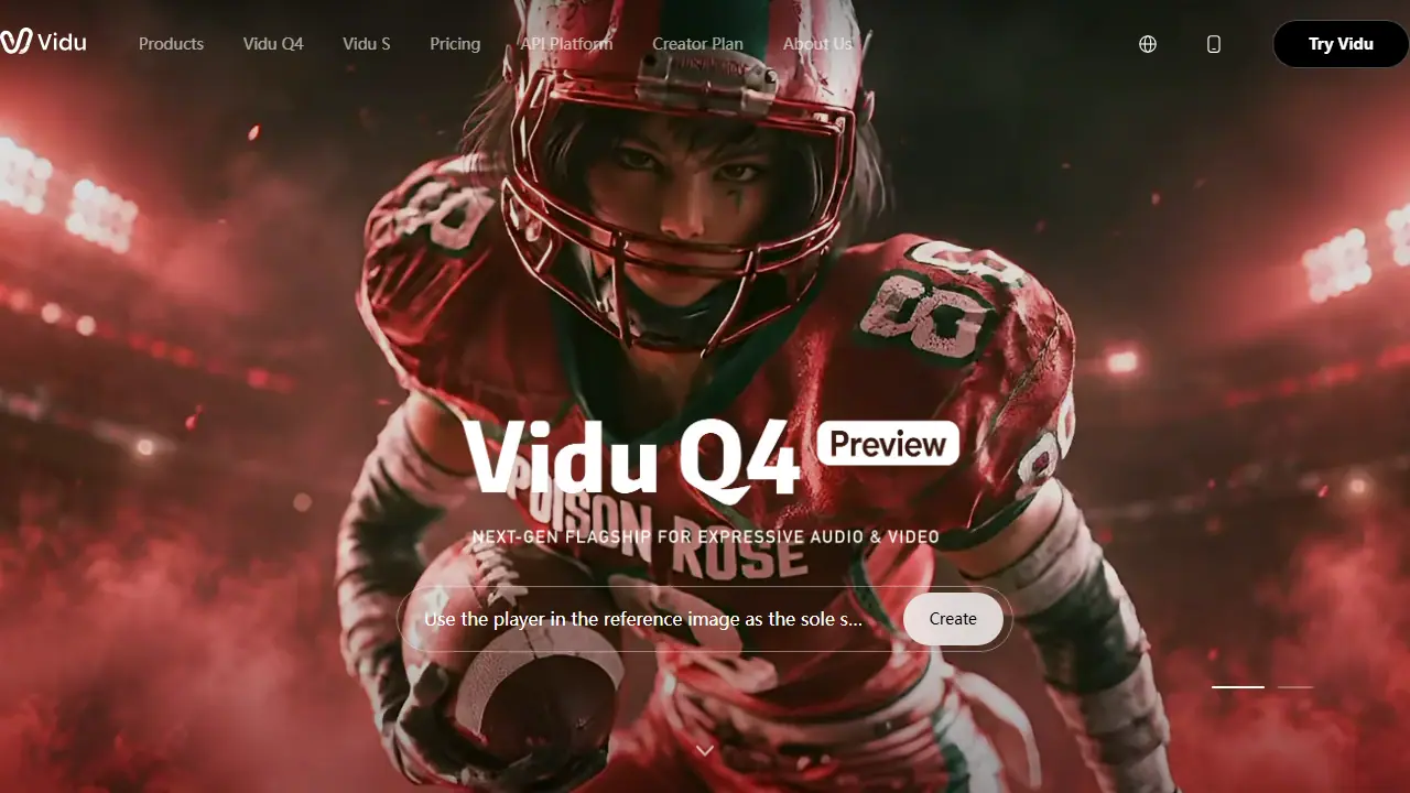 Vidu - zrzut strony